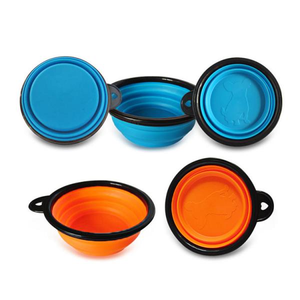 12oz 1.5 Cup Travel Silicone Collapsible Dog Bowl Pet Supplies Accessories