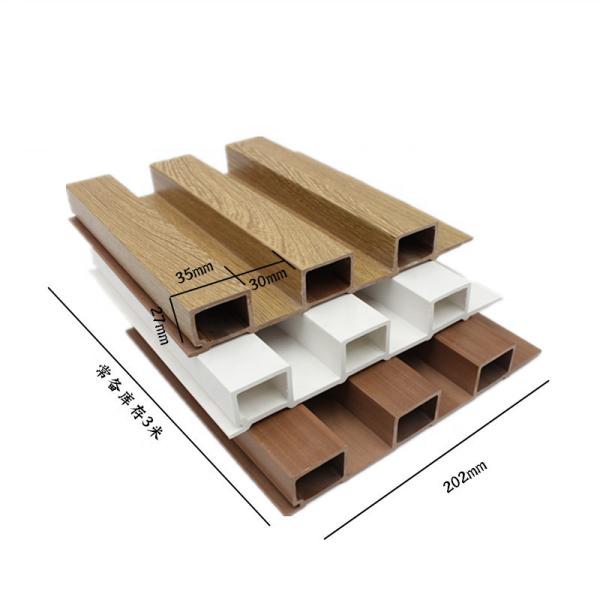 Outro painel de parede de PVC para decoração de parede interior Painel de parede de WPC com tamanho personalizado 192 * 11mm