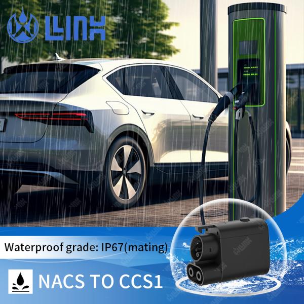 OLINK DC Charging NACS to CCS Adapter Ev Converter Electric Vehicle Charge Adaptor Tesla to CCS Combo 1 Adapter