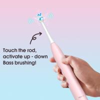 Brosse à dents électrique à brosses douces ABS plastique rechargeable IPX7 étanche pour les voyages