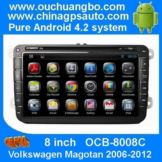 Ouchuangbo Car Stereo DVD Radio Player for Volkswagen Magotan 2006-2012 Dual Core 1G CPU Bluetooth OCB-8008C