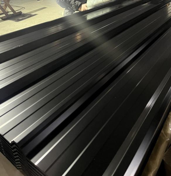 RAL9005 PVDF 40-years Textured Steel IBR Z275 PPGI PPGL AZ150 0.60 HDP Metal Roof Sheet Corrugated Roof Matt Chromadek