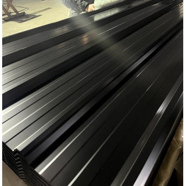 40 лет гарантии Супер HDP Цинк 275г предварительно окрашенные оцинкованные стальные бекеры Мат RAL9005 Черная гофрированная крыша плитка