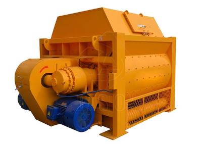 Large Capacity Concrete Mixer Machine Ready Mix YJS1000 Double Shaft Cement Mixer