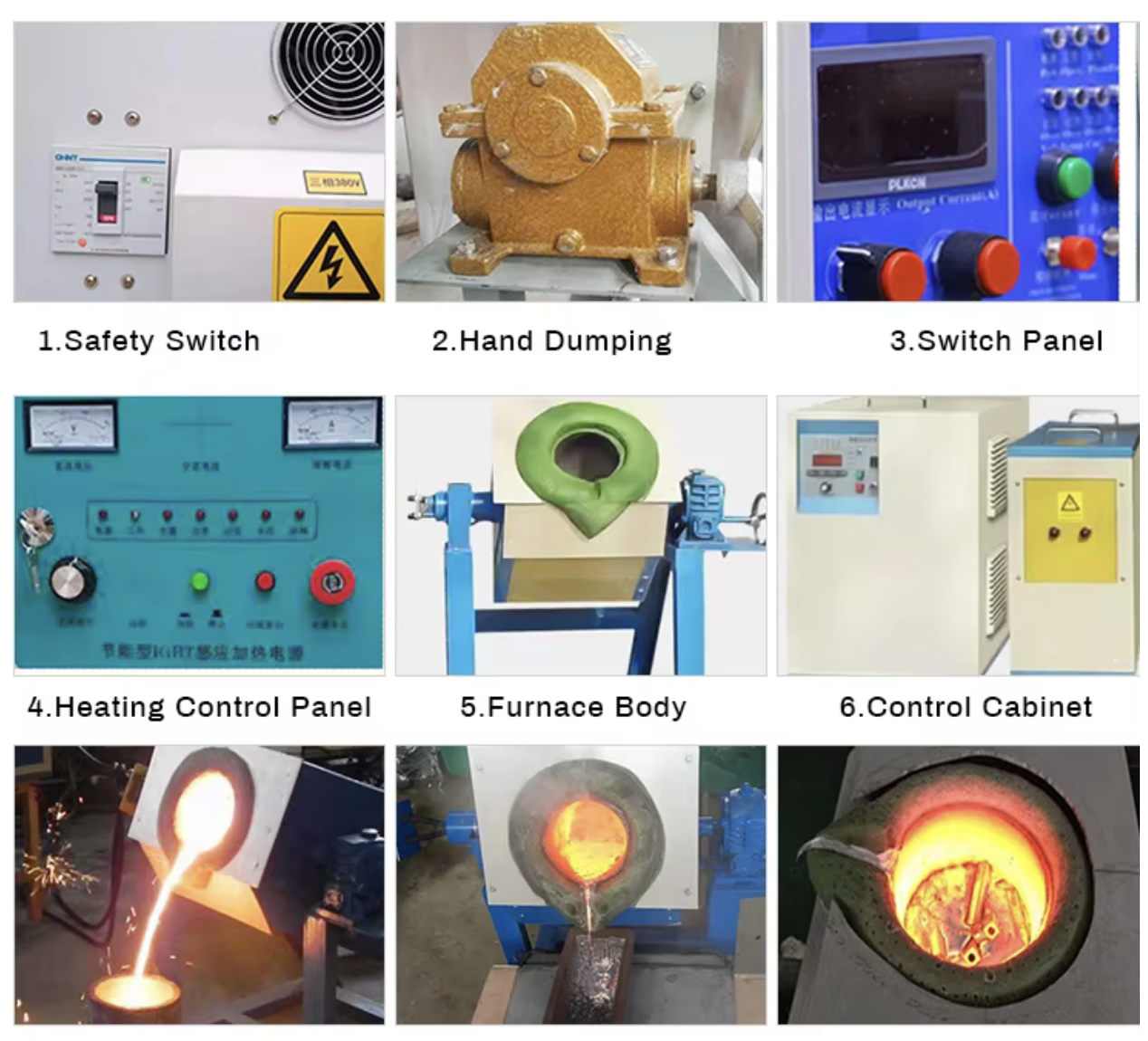 ROHS Induction Heating Machine Melting Furnace Induction Casting Machine 100KW IGBT