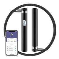Corda de salto de Bluetooth com anti patim do painel LCD direto contrário dos esportes