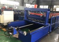 Machine en acier de toiture en métal de couleur durable de PPGI avec servo après la coupe