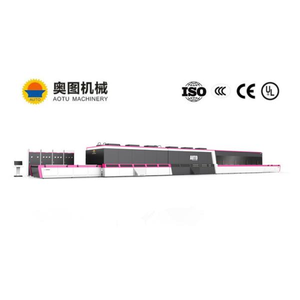 3.5mm Full Quench Through Glass Tempering Furnace Line Automatic Control By PLC Computer