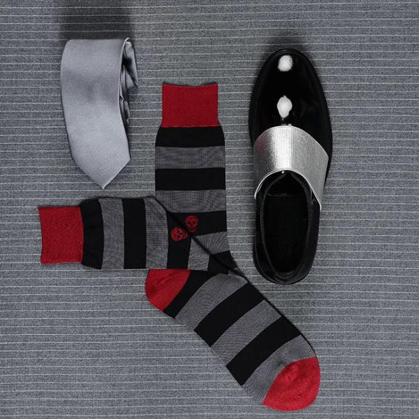 Sustainable Bamboo Cotton Crew Socks Fashionable Custom Pattern