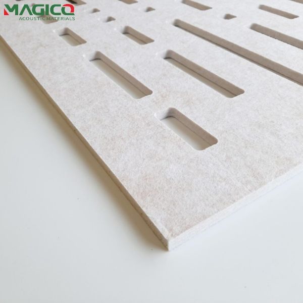 Custom Color Polyester Fiber Fabric Acoustic Board Tailored for  Aesthetic Appeal PET Felt