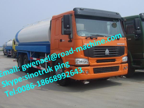180HP 6 x 4 Driving 25 M3 Tank Oil Tanker Trailer of Sinotruck Howo Fuel tanker truck
