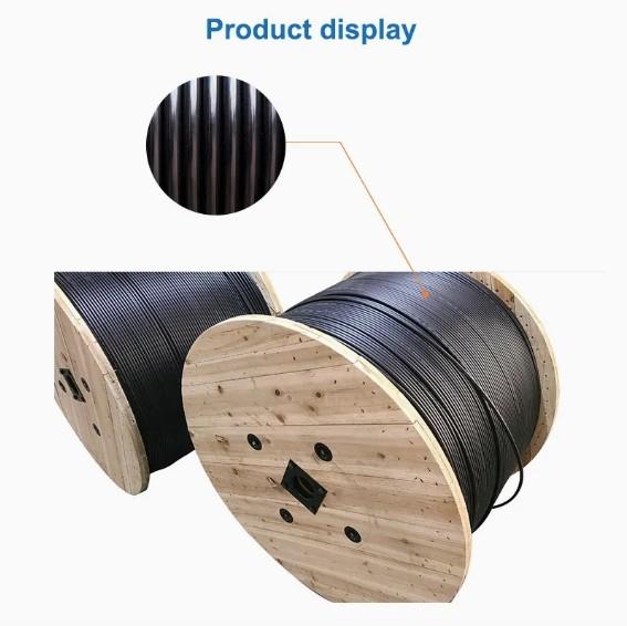 Cable blindé en fibre optique en PE ou en LSZH à l'extérieur avec bouclier en fibre et en ruban d'acier G652D