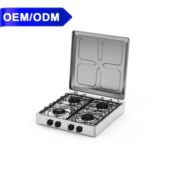 Stainless Steel Gas Stove Manufacturer Professional Grade Stainless Steel Body Multiple Burner Options Gas Usage Ideal for Food Service Industry