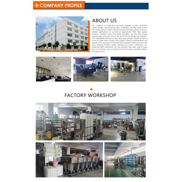 Factory Direct Water Treatment Filter Durable Professional High Efficiency 0.5 Ton Water FilterWater Treatment Machine