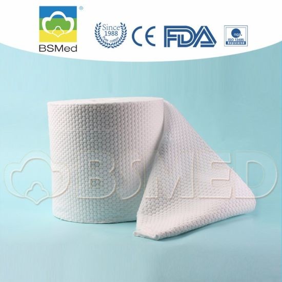Professional Medical Cotton Wool Roll Odorless 85 - 93 Whiteness For Wound Care