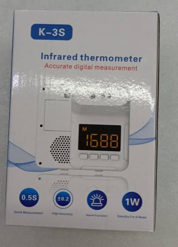 Термометр MK3 температуры 9 языков беспроводной ультракрасный