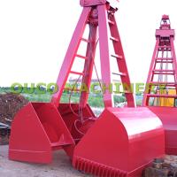 5cbm couleur rouge BV mécanique Crane Grab Bucket