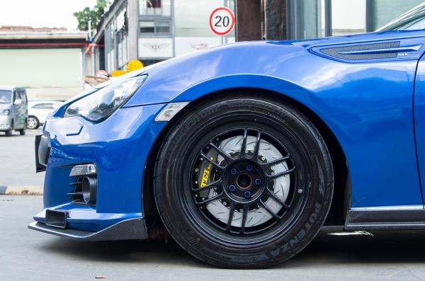 TEI Racing Big Brake Kit 4 Piston Forged Caliper P40 Super For Subaru WRX BRZ