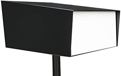 US Mailbox Wall Mount Home Cast Iron Outdoor Mailboxes Black or White Construction