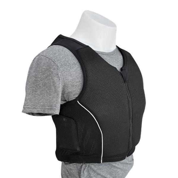 Colete unisex para equitação, certificado CE, aconchegante e respirável, 1 kg, preto