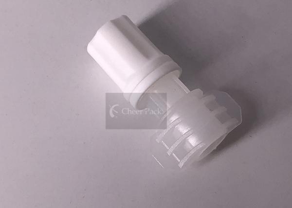 Produto comestível plástico pequeno com materiais do PE, cor branca dos tampões do bico do diâmetro 5mm