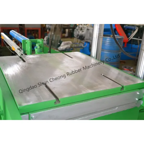 100 Ton Pressure PLC Control Vertical Structure Rubber Vulcanizing Press Plate Vulcanizing Machine