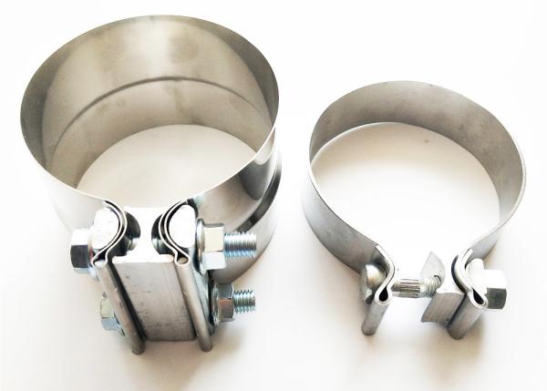 304 Bright Stainless Steel 0.02 Thick Lap Joint Clamp