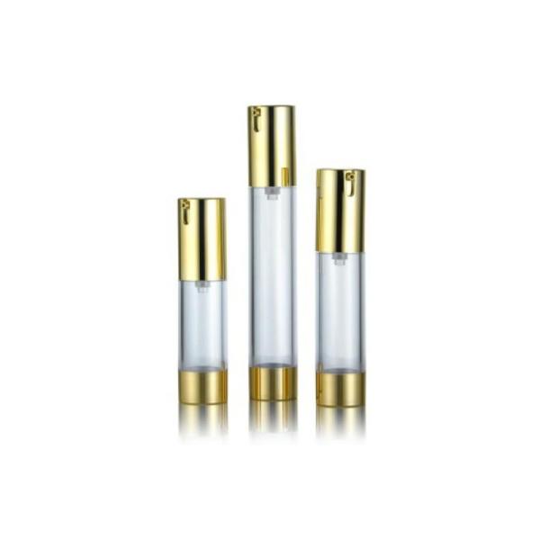 Bouteille de pompe sans air de luxe de 50 ml de haute qualité pour les soins de la peau
