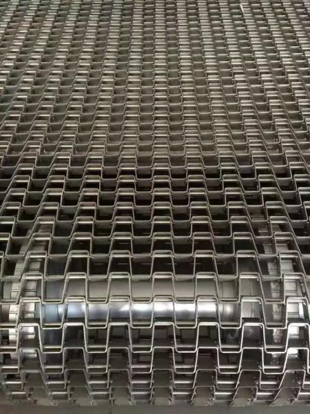                  Conveyor Belt Stainless Steel 304 Mesh Belt Flat Wire Belt Honeycomb             