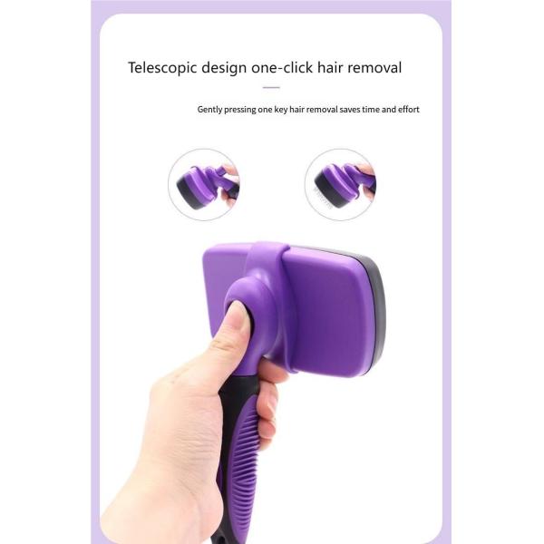 Удаление волос для домашних животных Игла гребка Массаж для собак Гребка для мытья для кошек Уборка и уборка