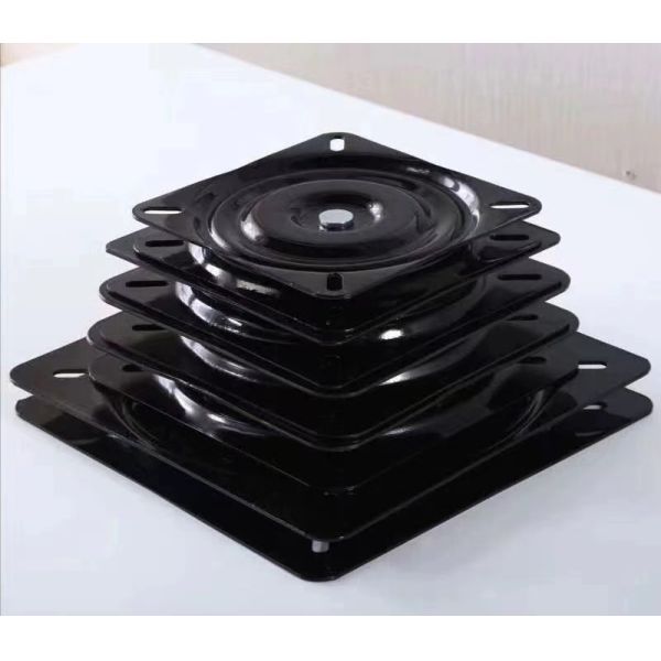 Swivel Chair with 360 Degree Rotating square Plate Furniture Hinge Mechanism Swivel Table Ball Bearing Rotation Plate