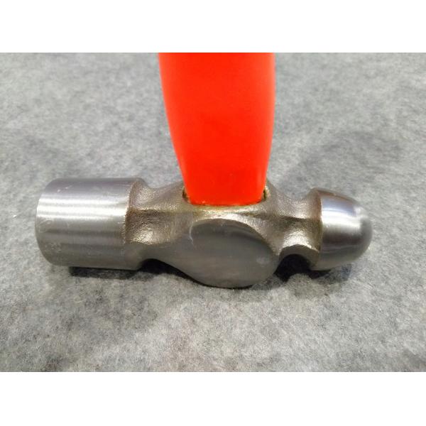 Ball pein hammer(XL0051-2) with polishing surface, colors rubber handle, durable quality and good price