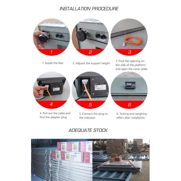 220V AC 9V DC Livestock Weighing Scales 500KG Capacity Electronic Easy Operation