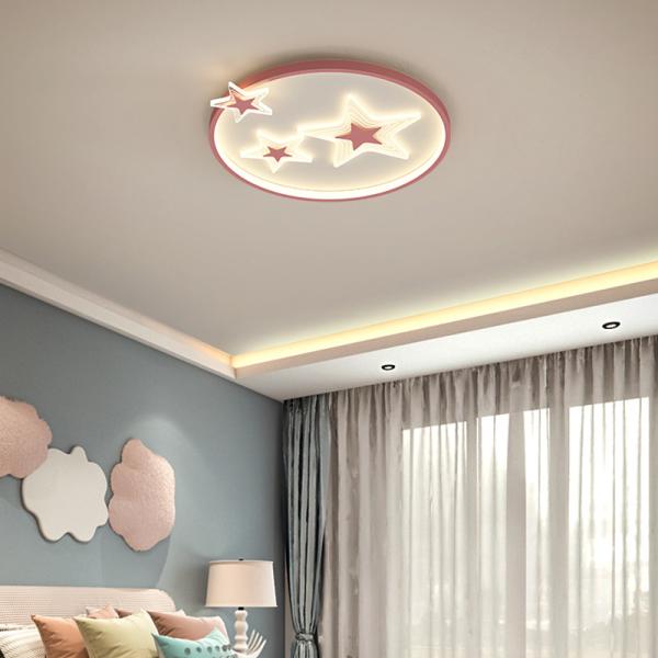 Modern Acrylic Round blue Ceiling Lights For Living Room Bedroom star Ceiling Lights(WH-MA-279)