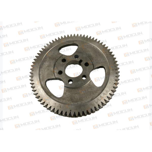 Gray Color Crankshaft Timing Gear Mini Excavator Parts , Cast Steel Engine Crankshaft Parts 3955152