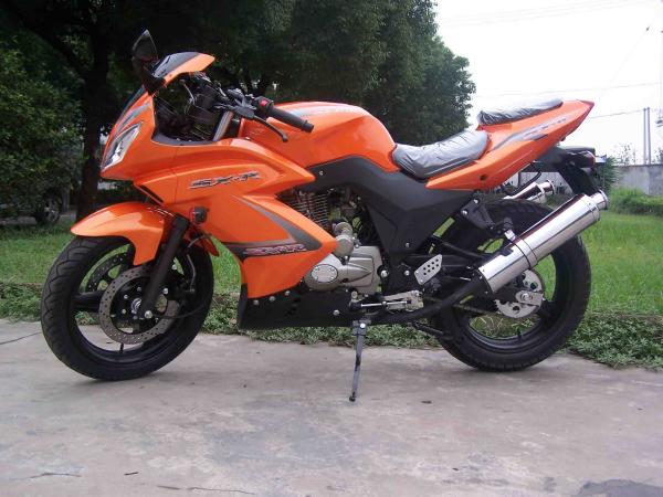 Yamaha Honda Suzuzki Motorcycle Motorbile Motor 200cc Orange Drag Racing Motorcycles With