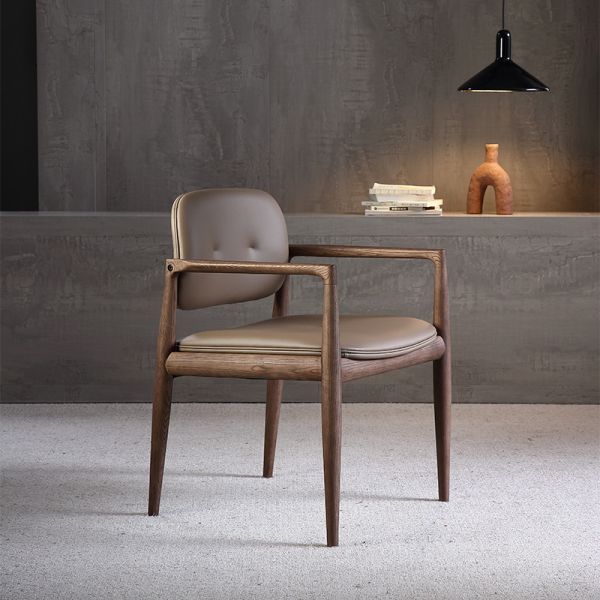Home Furniture Upholstered Velvet Dining Chair Luxury Pu Leisure Design High Back Dining Room Furniture