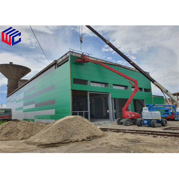 Residential Galvanized Heavy Duty Steel Structure Waterproof DIN Standard