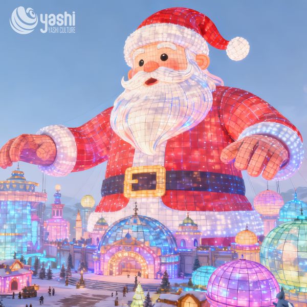 High-Quality Santa Claus Decorative Lanterns – Christmas Outdoor Decorative Lanterns for Holiday Decoration