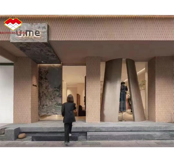 Add a Touch of Sophistication to Your Hotel Design with Backlit Soft Clay Stone Tiles