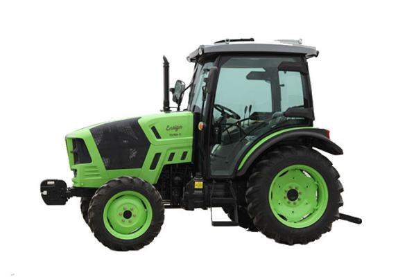 Trator diesel pequeno verde personalizado, trator da agricultura da movimentação de 4 rodas mini
