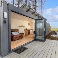 2 chambres à coucher maisons de conteneurs préfabriquées 2,5 mm épaisseur de paroi revêtement anti-corrosif pour les exigences du client
