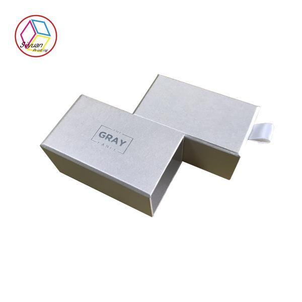 Debossing Ribbon Cardboard Craft Paper Gift Box Metallic Laminating