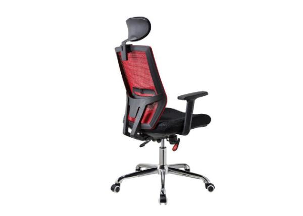 High Back Elegant Economical Office Chairs With Headrest Adjustable Arm