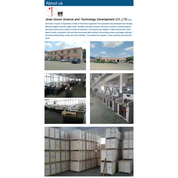 DC-8500DA automatic glue binding machine,book binding machine