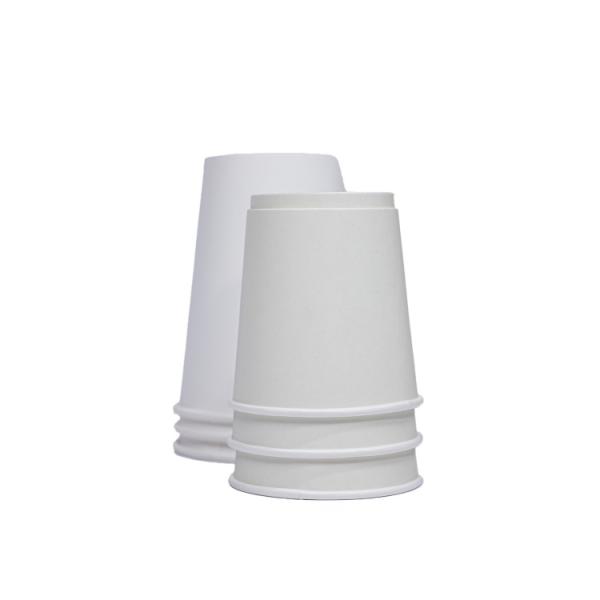 Customized logo Eco-friendly 100% Biodegradable Food Grade Bamboo Pulp Water-based Coating Coffee Milk Paper Cup with Lid
