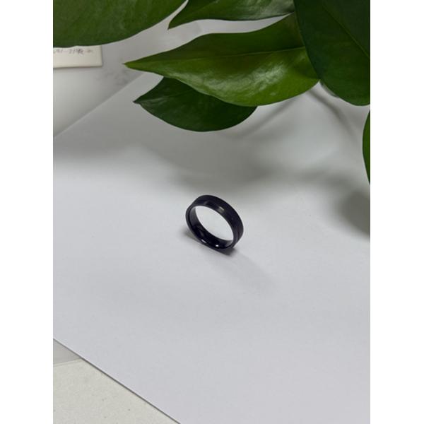 Customized Black Titanium Mens Band Zircon wedding band without fading Men's Wedding bands