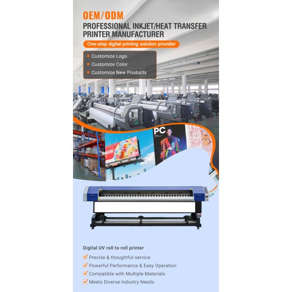 Multifunction Printer  3.2M 2 Head  4 Colour  I3200U1 2 Head ADL-7322 UV Large Format Printer