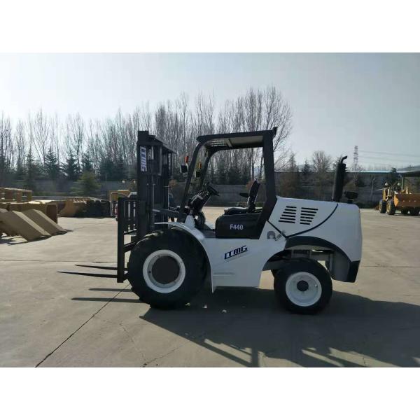 LTMG 4 ton forklift 2WD 4WD rough terrain forklift with triplex full free mast