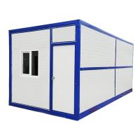 Fire Resistant Fold Up Container Homes Compact For Construction Site